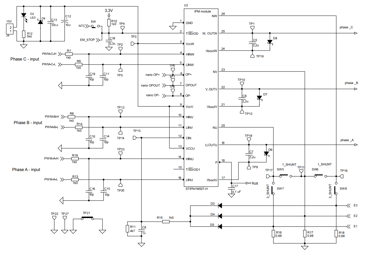 STEVAL-IPMNM1N - Schematic 3 STEVAL-IPMNM1N - Schematic 3